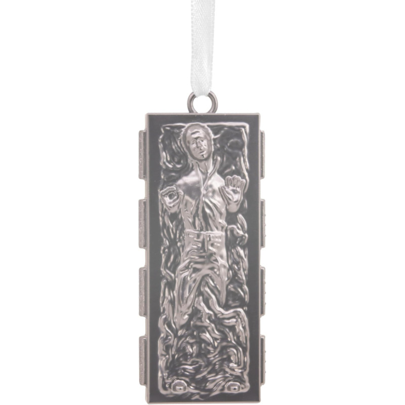 Hallmark Han Solo Frozen in Carbonite Premium Metal Ornament Žvaigždžių karai Medis dekoracijos Kalėdų kabantis ornamentas Dovanos Kalėdoms