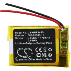 TCTK baterijos 170 mAh Suderinama su [Garmin] Forerunner 245, Forerunner 245 Music Keičia 361-00086-11 FBA