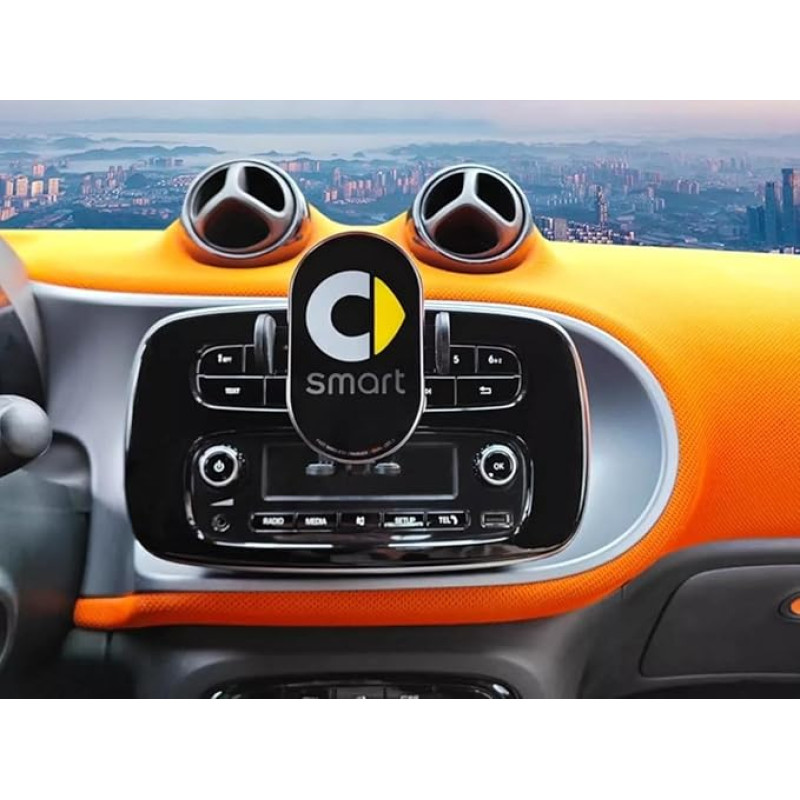 Interjero priedai Mobiliojo telefono laikiklis Smart Fortwo 453 Centriniam radijo imtuvui