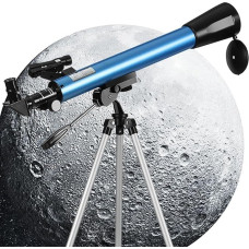 Teleskopas su raudono taško ieškikliu, daugiasluoksnis astronominis teleskopas su 50 mm diafragma vaikams ir pradedantiesiems, ištraukiamas trikojis su telefono adapteriu
