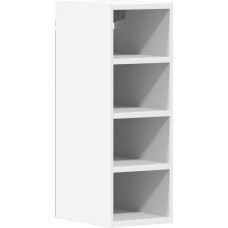 vidaXL Riga Wall Cupboard, White, 20 x 29.5 x 60 cm, Wood Material, Kitchen Cabinet, Catering Cabinet, Kitchen Furniture, Storage Cabinet, Storage Cabinet