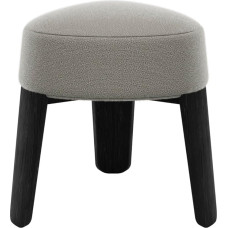 Blomus Kuon Stool Felt and Oak 45 x 47 cm Taupe Black