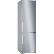 Siemens KG39NAIAT iQ500 Standing Fridge-Freezer Combination, 203 x 60 cm, 260 L Cooling & 103 L Freezer, Freezer Area Bottle, NoFrost, hyperFresh, BottleCooler, Brushed Steel