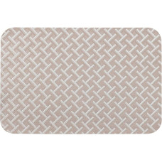 AMDXD 6er Set Tischsets Platzsets Boho Quadratisch, Chenille Platzset Modern Rechteckig mit Geflochten Muster Anti-Rutsch, Tisch-Sets Gelb für Zuhause Restaurant Speisetisch, 45x30CM