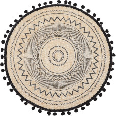 PLAFOPE Dekoratives Tischset aus Leinenstoff 40cm mit Wärmeisolierender Funktion und Rutschfester Unterlage für Kreative Tischdeko im Wohnzimmer