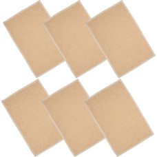 KALLORY Tischsets Einfache und Stilvolle aus Polyester Baumwollgewebe Waschbare 6 Stück Pack Hitzebeständige und Elegante Platzdeckchen Tischunterlagen für Esstisch und Party