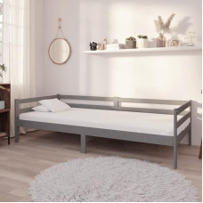 Homgoday 90 x 200 cm pilka pušies sofa lova su čiužiniu Dormeuse sofa lova Lauko sodo baldai