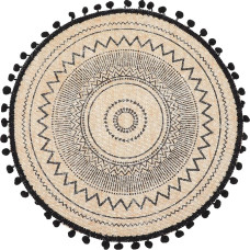 Dekoratives Tischset aus Jute Hitzebeständige Wärmeisolierende Platzmatte 40cm Rutschfestes Esstischzubehör für Küche und Esszimmer