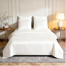 100 % tencelio liocelio patalynės komplektas, (1x) 155 x 220 cm + (1x) 80 x 80 cm, minkštas, hipoalerginis, be erkučių, tinka visais metų laikais, su užtrauktuku, tvarus, baltas