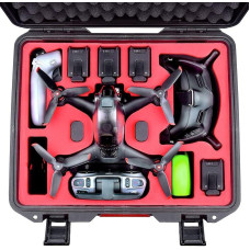 FPVtosky Profesionalus DJI FPV neperšlampamas kietas dėklas, skirtas DJI dronui [tik dėklas]