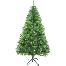 SOLAGUA NAVIDAD Artificial Christmas Tree, Tinsel Leaf Fir 120-210cm Trees with Metal Support (Glitter Green, 210cm 668Tips)