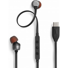 JBL TUNE310C USB Type-C Connection Headphones, 96kHz/24-Bit DAC Built-in/3-Button Remote Control with Microphone for Calling/Flat Cable, 3 Types of Preset Equalizer Included, High