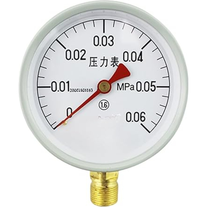 Mikro-Manometer Y-100 1,60-0,06 MPa Wasserdruck-Öldruck-Luftdruckmessgerät