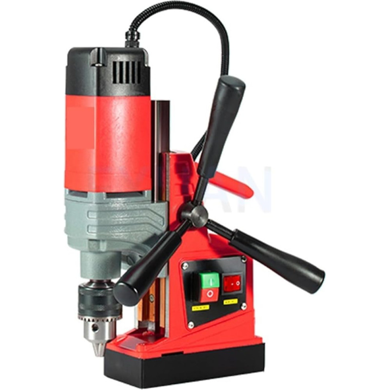 Tischbohrmaschine, AX13/AX16 Neue Kleine Elektrische Magnetische Bohrmaschine Bodenbohrmaschine Leistungsstarke Magnetische Bohrmaschine Tragbare Industriequalität Bohrmaschine(AX-13RE)