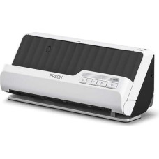 Epson Premium Scanner DS-C490, Compact A4 Business Scanner with Low Power Consumption, Duplex Feed Scanner with Versatile Media Processing, Black/White
