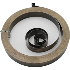 Rückstellfeder für Fräsmaschinen, Press-Rückholfeder, flache Spiralfedern, Federn mit konstanter Kraft, schwarz, mehrere Größen, 8 Stück(0.4x11x3600mm 1pc)