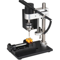 Tischbohrmaschine, Mini-Elektro-Tischbohrmaschine, Ständer-Set, 8000 U/min, 7 Gänge, Variable Geschwindigkeit, Tischbohrmaschine, Präzises Bohren, DIY-Bohren(Standard Version)