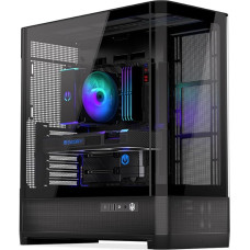 ENDORFY Aquarius 8000 Flex, ATX/E-ATX kompiuterio korpusas, panoraminis grūdintas stiklas, USB-C, 420 mm radiatoriaus palaikymas, iki 10 ventiliatorių, iki 450 mm GPU, suderinama su 