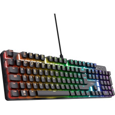 Trust GXT 871 Zora Belgische AZERTY-Layout Mechanische Tastatur