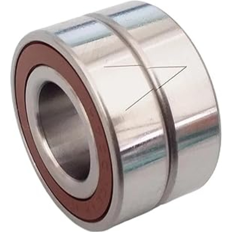1 Paar 7005 H7005C 2RZ P4 DB A 25x47x12 25x47x24 Winkelkontaktlager Wasserdicht Hochgeschwindwindigkeitsspinnlager ABEC-7
