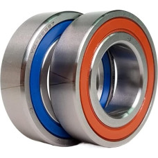 1 Paar 7203 7203C 2RZ P4 DT DB DF A 17x40x12 Schrägkugellager Drehzahlspindellager CNC ABEC 7(7203C-2RZ-P4-DTA)