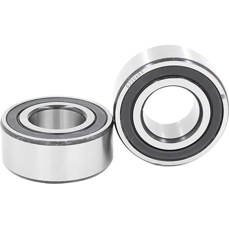 Bimetalinis apšvietimo elementas, Mikro-Rillenkugellager, 1 Stück 4208 4209 4210 4211 4212 4213 4214 4215-2RS, zweireihiges Schrägkugellager