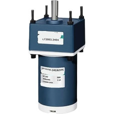 DC 12V/24V Getriebemotor, hohes Drehmoment, einstellbare Geschwindigkeit, 30 W, stündlich/gegen den Uhrzeigersinn (15RPM-12VMOT und BRAC)
