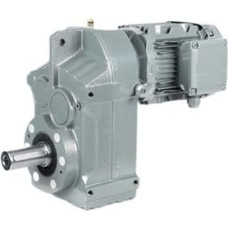 F77 Stirnradgetriebe, Parallelwellen-Schräggetriebemotor, Spitzenhöhe 121, Abtriebswellendurchmesser 50 mm