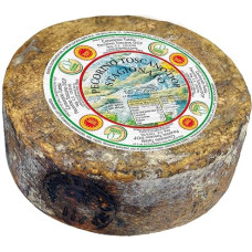 Pecorino Toscano PDO Aged Sheep Cheese Whole Shape, Weight of 1.9 kg