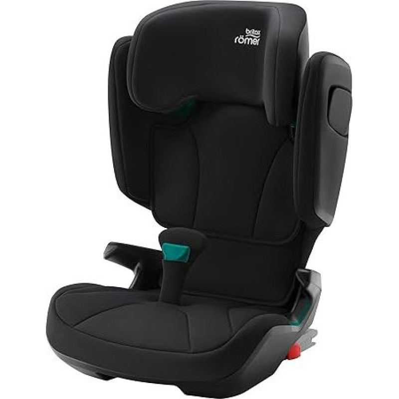 BRITAX RÖMER Kidfix 2 Z-Line vaikiška kėdutė 100-150 cm vaikams (i-Size) su ISOFIX ir be ISOFIX, 3,5-12 metų, kosminės juodos spalvos