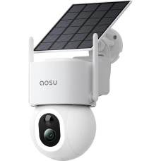 aosu 4K 8MP perjungimo kamera Aussen Solar Akku UHD mit Licht 360° PTZ Kein ABO Nötig WLAN Kamera Überwachung Aussen PIR Auto-Tracking Farb-Nachtsicht Ton- & Lichtalarm 2-Wege-Audio IP65