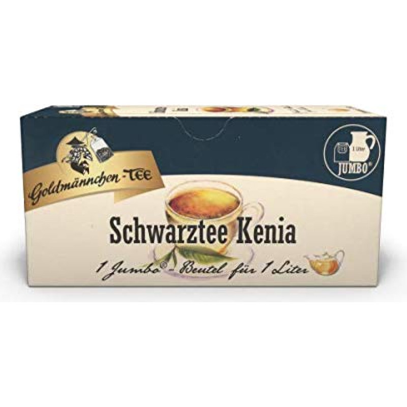 Goldmnchen-TEE Jumbo Kenijos juodoji arbata, pakuotė po 3 vnt.