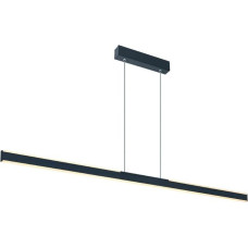 SLV ONE LINEAR 140 pakabinamas šviestuvas, svetainės šviestuvas, vidaus apšvietimas, pakabinamas šviestuvas valgomajame, LED, lubų šviestuvas, reguliuojamas, 3000K, 35W, 1875lm, juodas reguliuojamas