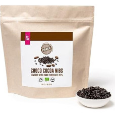 PAKKA Organic Fairtrade Chocolate Cocoa Nibs, 1 kg, Eco & Fair Chocolate, Cacao Cocoa Nibbs Drops, Directly Made and Bottled by the Producer in Colombia, Vegan Dragged, 1000 g (Pack of 1)