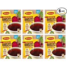 Winiary Rote Bete polnische Suppe Instant 6x 60g - Maggi Roter Borschtsch Pulver