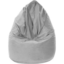 DreamRoots Bean Bag Chair 80 x 80 x 120 cm - Bean Bag Velvet Fabric - Bean Bag Bean Bag with Backrest and Cover - Seat Cushion Base with Filling | Velvet Bean Bag Chair, mit Lehne & Bezug, Sitzkissen Boden, mit Füllung, Samtstoff, Wohnzimmer