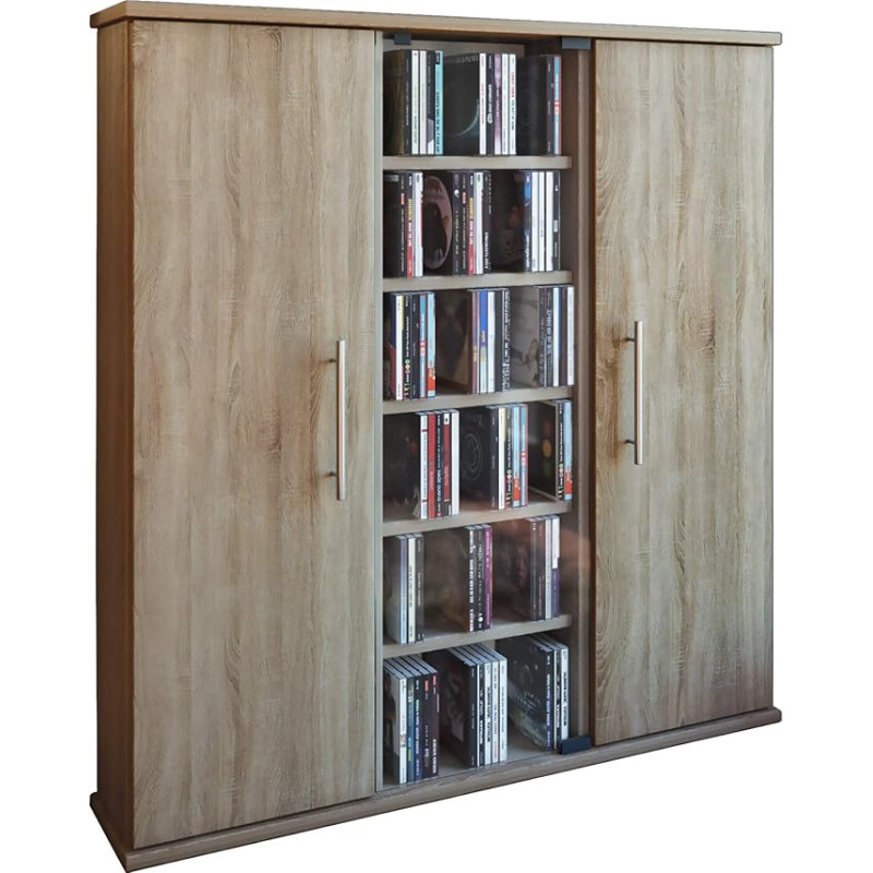 VCM CD/DVD stovas „Santo“, „Sonoma Oak“