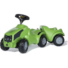 „Rolly Toys“ „rollyMinitrac Deutz Agrokid 135899“ vaikiškas važiuojamasis žaislas su priekaba (važiuojamasis žaislas su daiktų dėže, ergonomiška transporto priemonės forma, vairas su signaliniu rageliu, tinka vaikams nuo 1,5 metų)