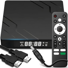Retoo Android TV Box 4K, Android 13, 2GB RAM, 16GB, Bluetooth 5.0, WiFi 6 | Quad-Core RK3528, HDMI 2.0a mit HDR, USB 3.0, microSD bis 128 GB, Festplatten bis 2 TB, LAN 100 Mbit/s, Fernbedienung, 5 GHz
