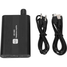 CCYLEZ nešiojamasis Hi-Fi ausinių stiprintuvas su garsumo reguliatoriumi, 3,5 mm jungtimi ir 1500 mAh įkraunama baterija, skirtas MP3, MP4 grotuvams ir išmaniesiems telefonams
