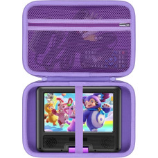 Kietas apsauginis dėklas, suderinamas su nešiojamuoju DVD grotuvu, violetinis | Suderinamas su „YOTON“ / „POFOTO“ / „YOOHOO“ / „DBPOWER“ / „WONNIE“ / „APEMAN“ / „GOnavidio“ 9,5 colių nešiojamaisiais DVD grotuvais