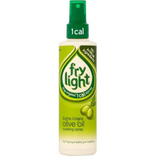 „Fry Light“ aukščiausios kokybės pirmojo spaudimo alyvuogių aliejaus purškiklis maisto gaminimui, 190 ml – 1 kalorija vienam purškimo kartui