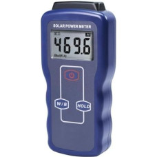 Digitaler Solar-Stromzähler, solarbetrieben, 340–1100 nm, hohe Genauigkeit, LCD-Display, Datenspeicherung für Panel-Installation, Energieforschung