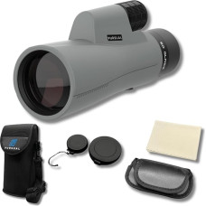 PURSUAL 12 x 50 ED Hochleistungs-Monokular-Teleskop mit Smartphone-Halterung und Stativ für Erwachsene und Kinder, wasserdichtes FMC-HD-Objektiv und Zielfernrohr für Vogelbeobachtung, Camping, Wandern