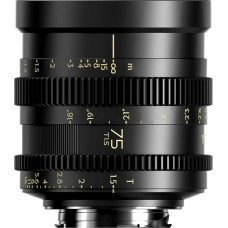 „Thypoch Simera-C“ 75 mm T1.5 „E-Mount“ kino objektyvas, skirtas „Sony“ fotoaparatams, pilno formato ir APS-C jutikliams, šviesus plačiakampis objektyvas su rankiniu fokusavimu, 8K vaizdo įrašymas, kinematografinis „bokeh“ efektas, idealiai tinka filmams,