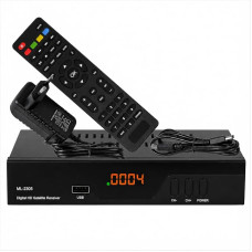 2305 skaitmeninis palydovinis imtuvas (HDTV, DVB-S/S2, HDMI, SCART, 2 USB 2.0 jungtys, „Full HD“ 1080p) [Iš anksto sukonfigūruotas „Astra“, „Hotbird“ ir „Türksat“ palydovams]