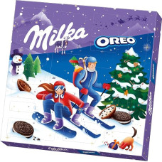 Milka & OREO Advent Calendar, Chocolate & OREO Biscuits, 10 oz
