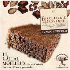 „Biscuiterie de Provence“ migdolų pyragas su šokoladiniais saldainiais, be glitimo, Prancūzija. Į komplektą įeina „FeinWert“ elektroninė knyga (1 vnt. po 240 g)