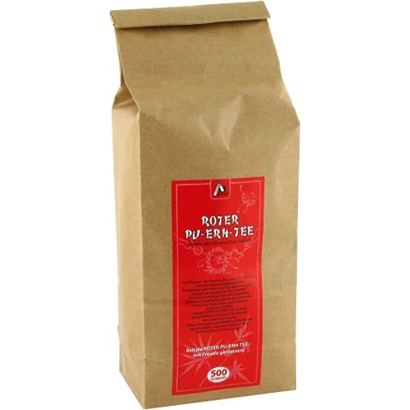 „Avitale“ raudonoji pu-erh arbata, kinietiška raudonoji arbata, aukščiausios kokybės, 500 g