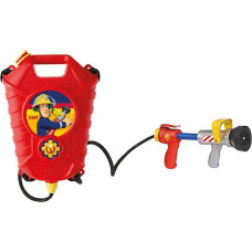 „Simba“ – „Fireman Sam“ vandens pistoletas, pildomas, 9 colių, uždegimo įtaisas, reguliuojami peties dirželiai, raudoni